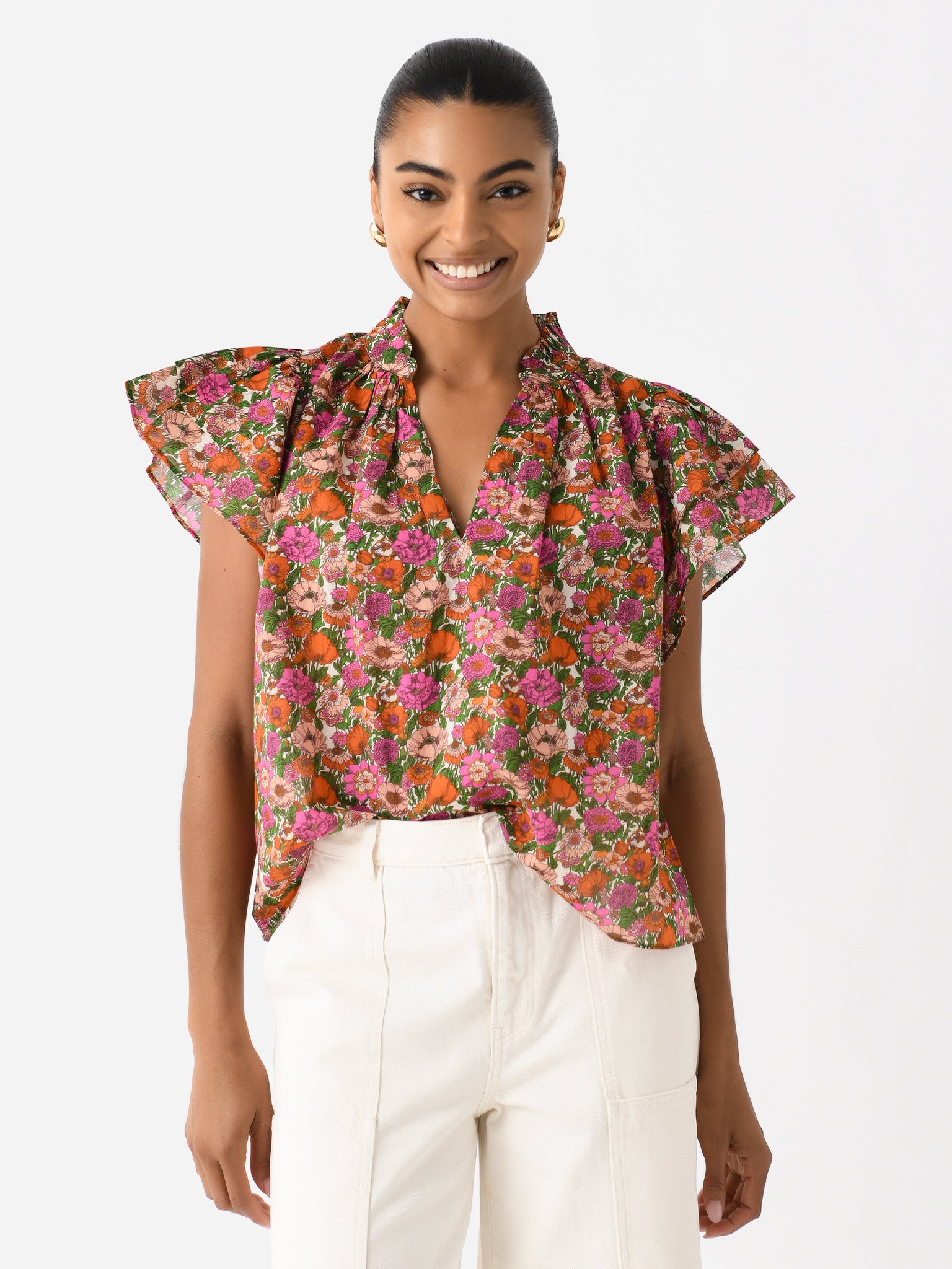 Trovata Women's Clover Blouse - Saint Bernard