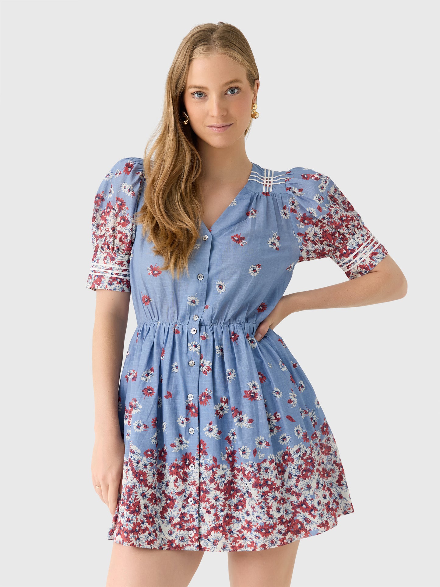 SEA Women's Whitney Short Sleeve Dress - Saint Bernard