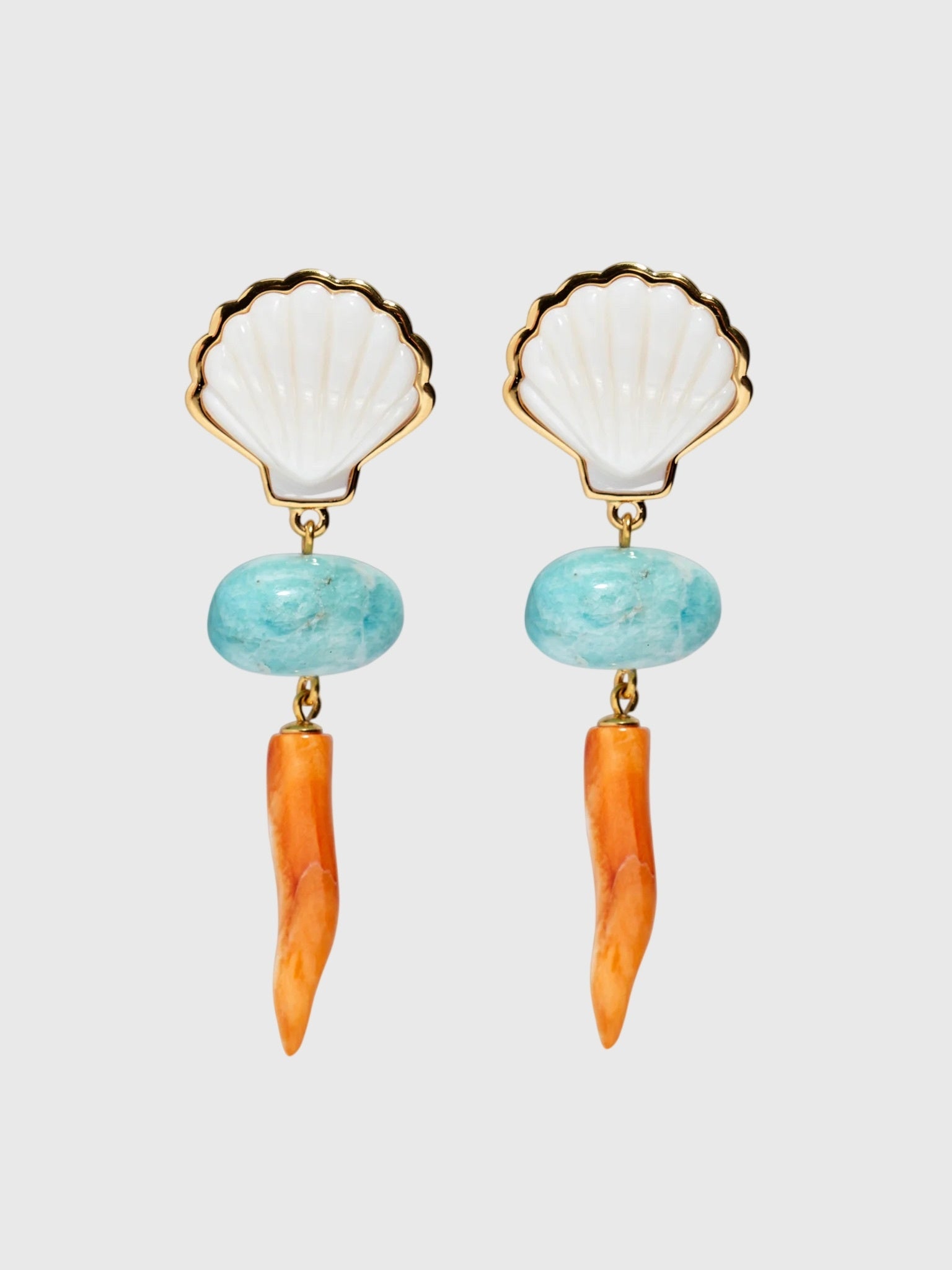 Lizzie Fortunato Luna Drop Earrings