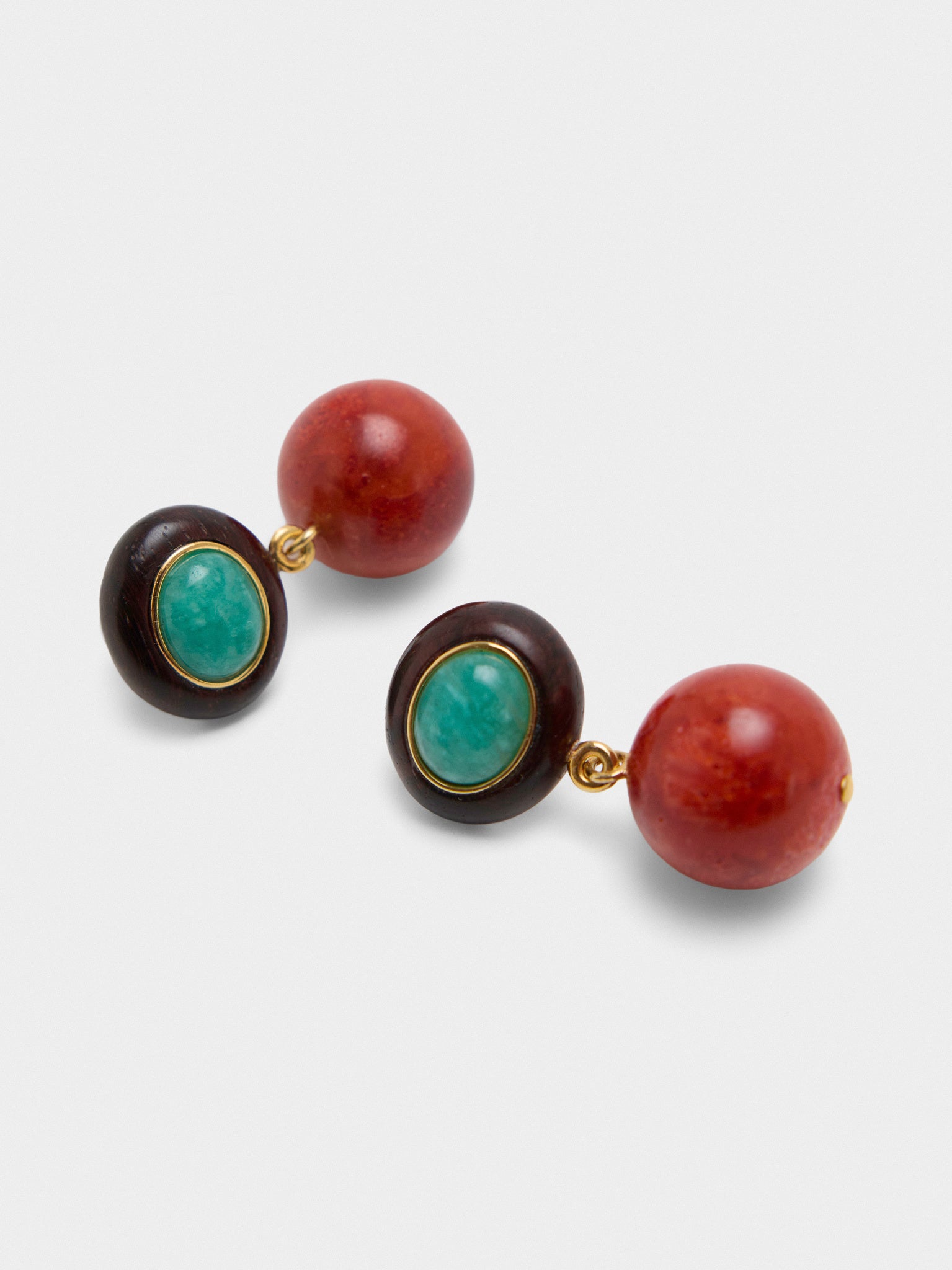 Lizzie Fortunato Laurel Earrings - Saint Bernard