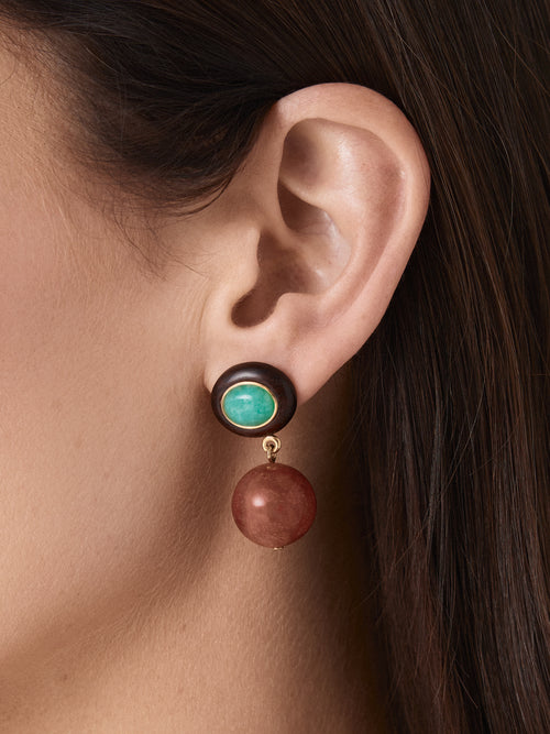 Lizzie Fortunato Laurel Earrings