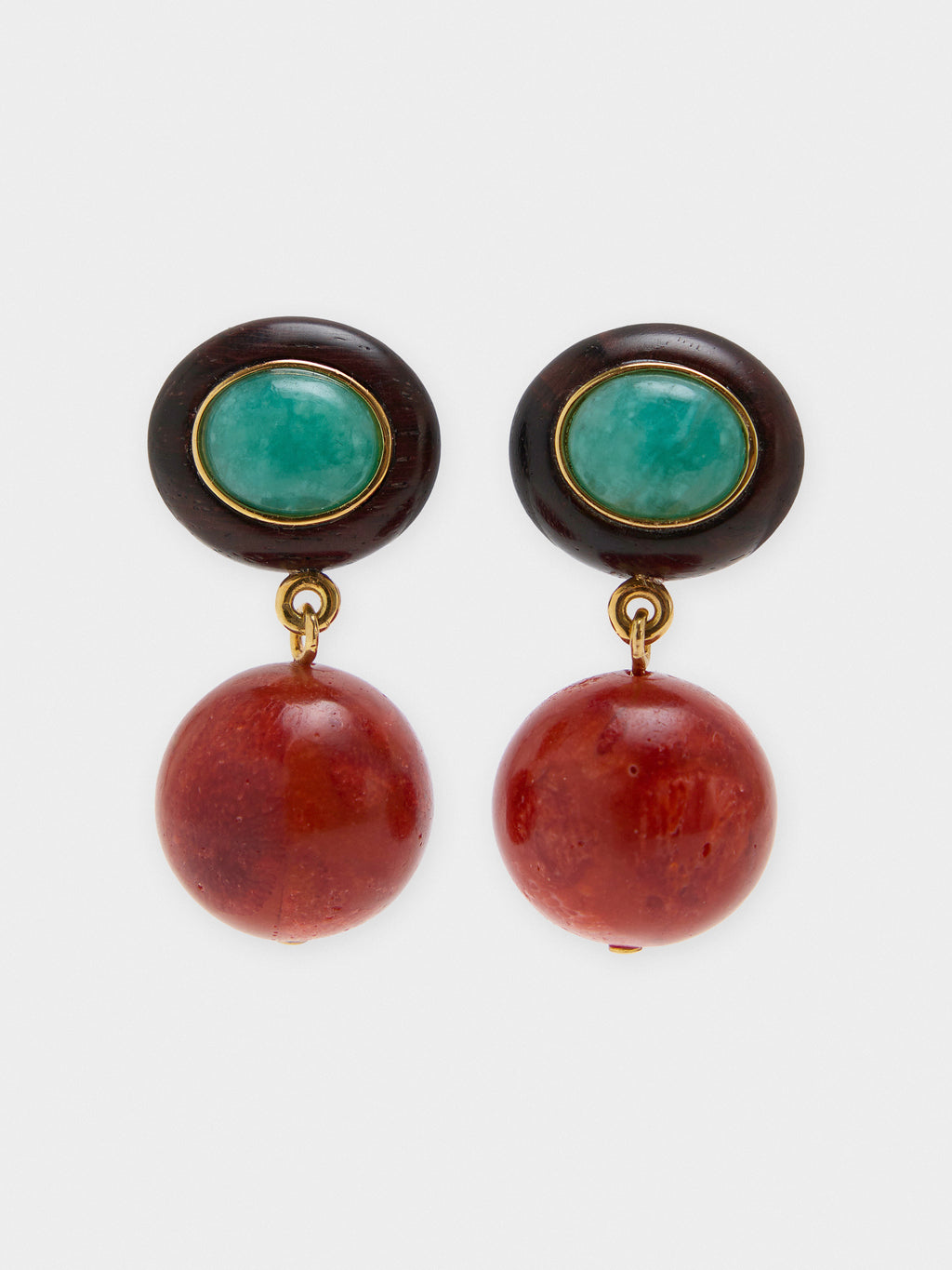 Lizzie Fortunato Laurel Earrings - Saint Bernard