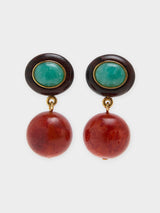 Lizzie Fortunato Laurel Earrings - Saint Bernard
