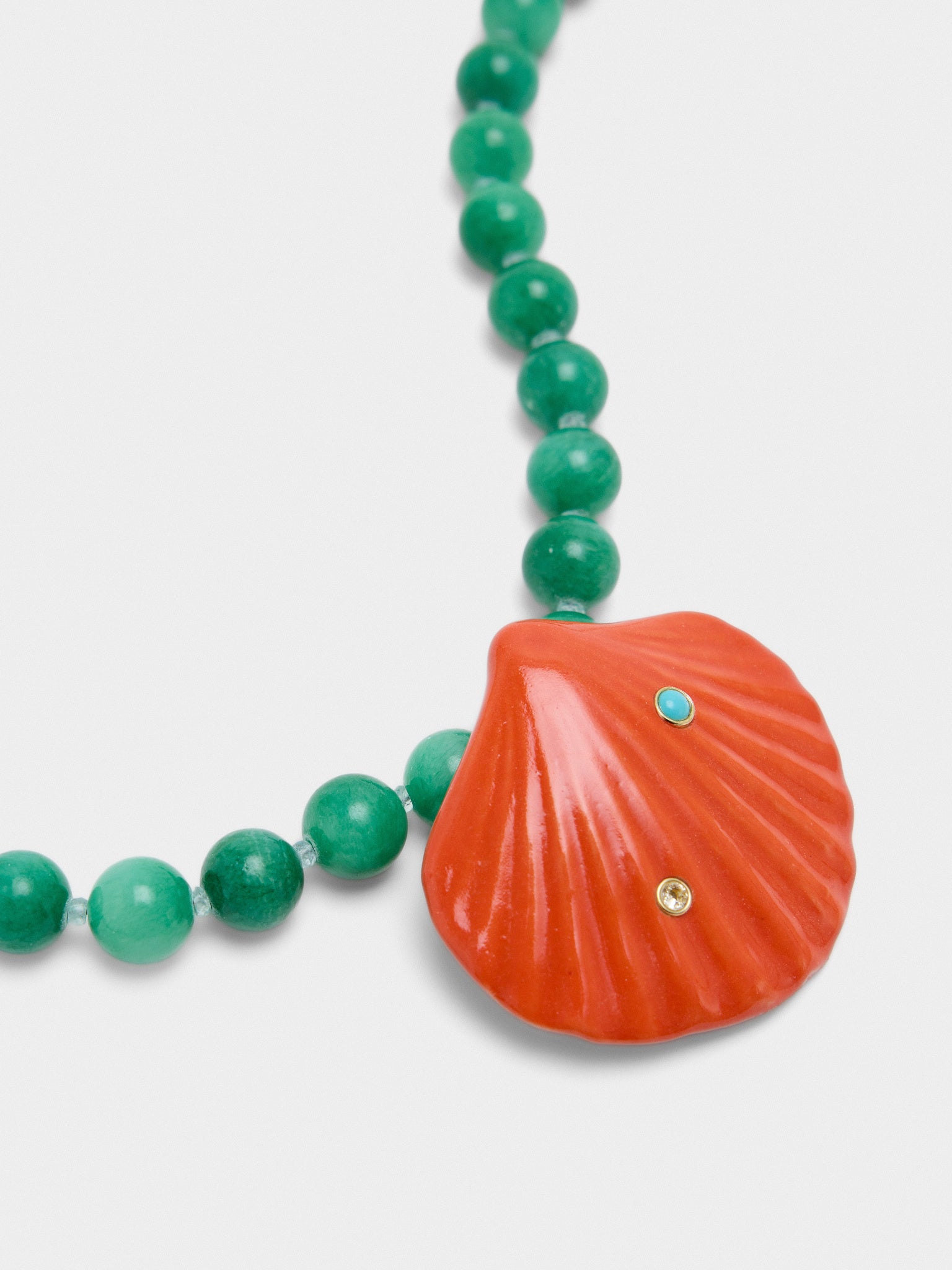 Lizzie Fortunato Corfu Shell Necklace - Saint Bernard