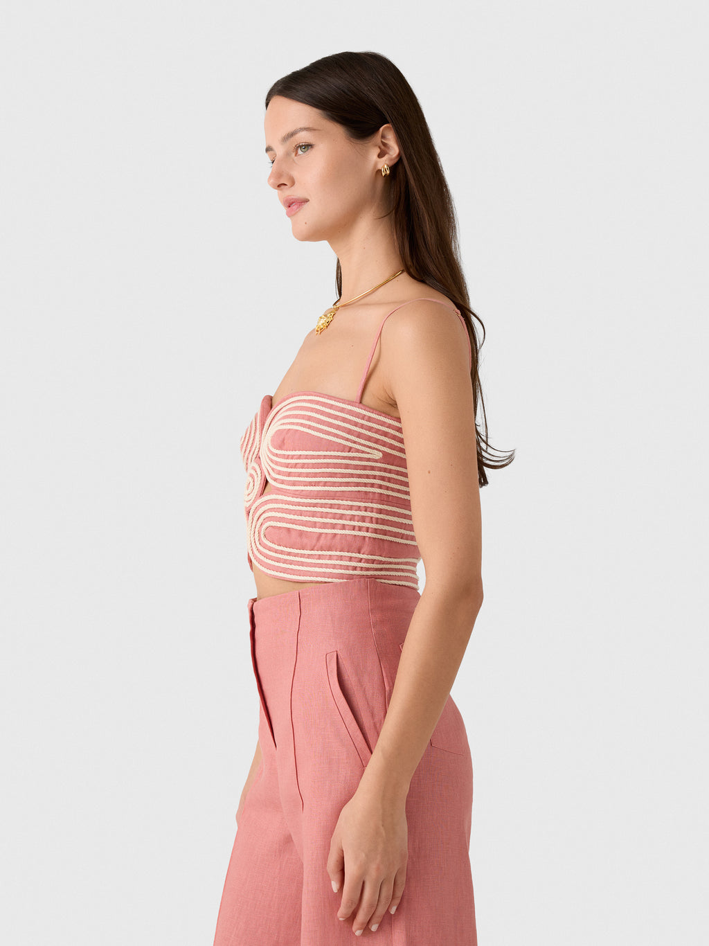 Andres Otalora Women's Baía Crop Top - Saint Bernard