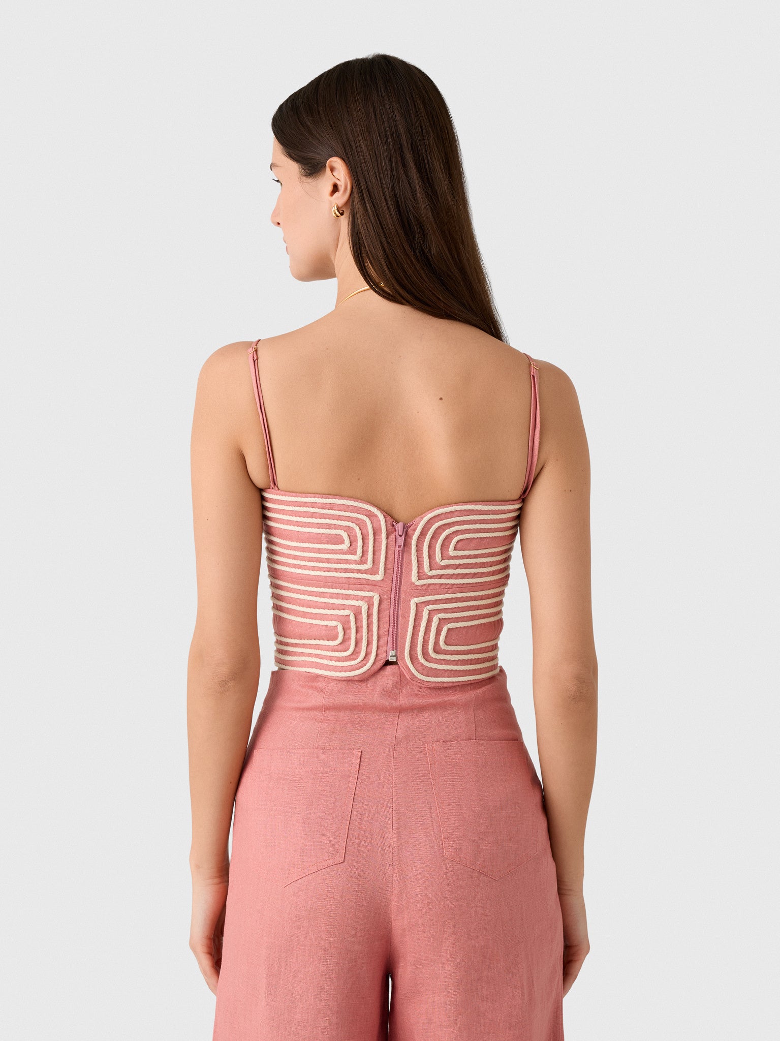 Andres Otalora Women's Baía Crop Top - Saint Bernard