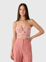 Andres Otalora Women's Baía Crop Top - Saint Bernard