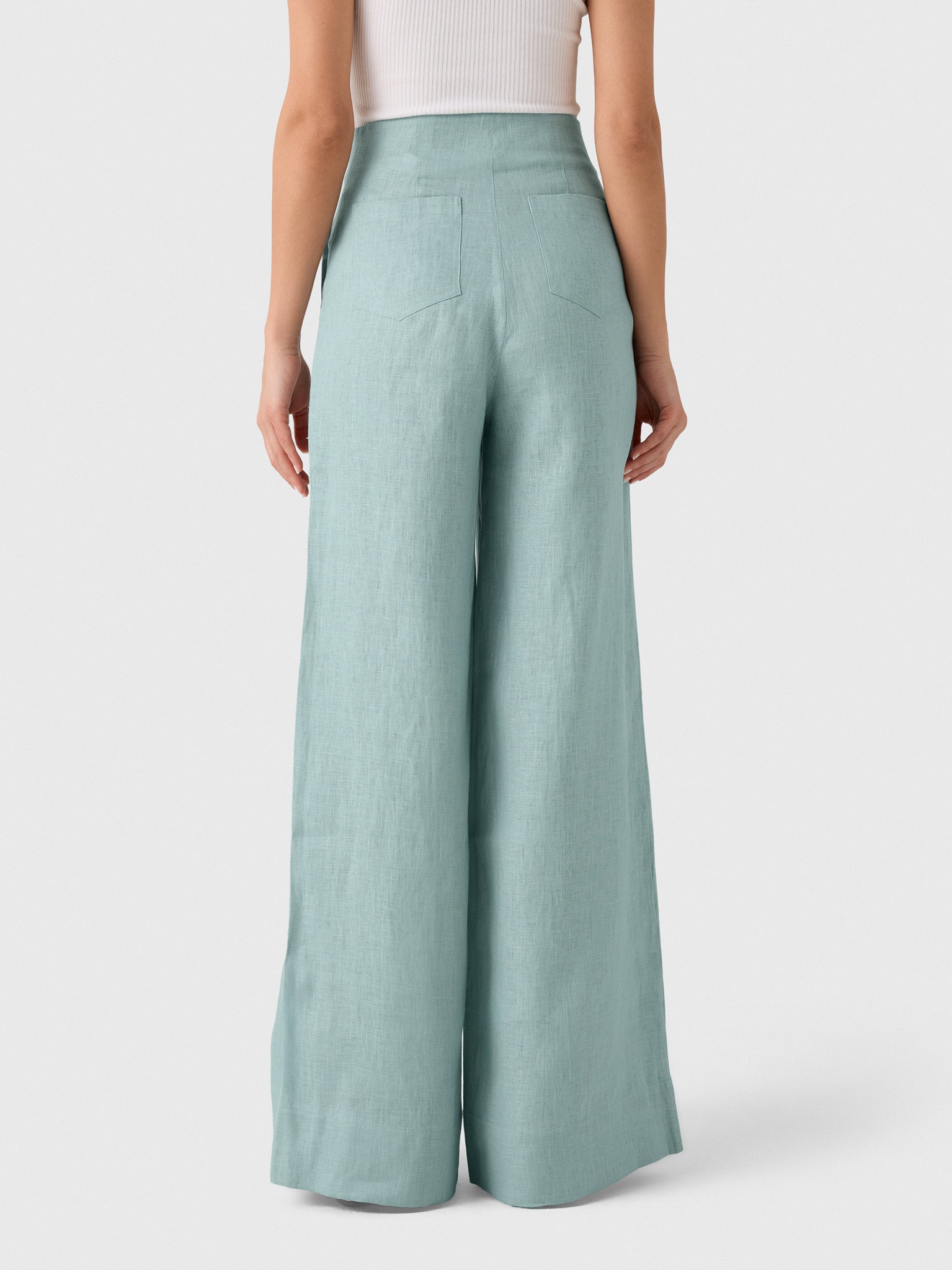 Andres Otalora Women's La Promesa Wide Leg Pant - Saint Bernard