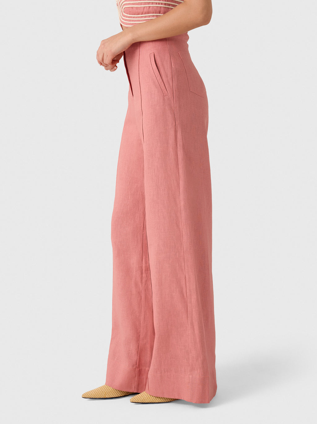 Andres Otalora Women's La Promesa Wide Leg Pant - Saint Bernard