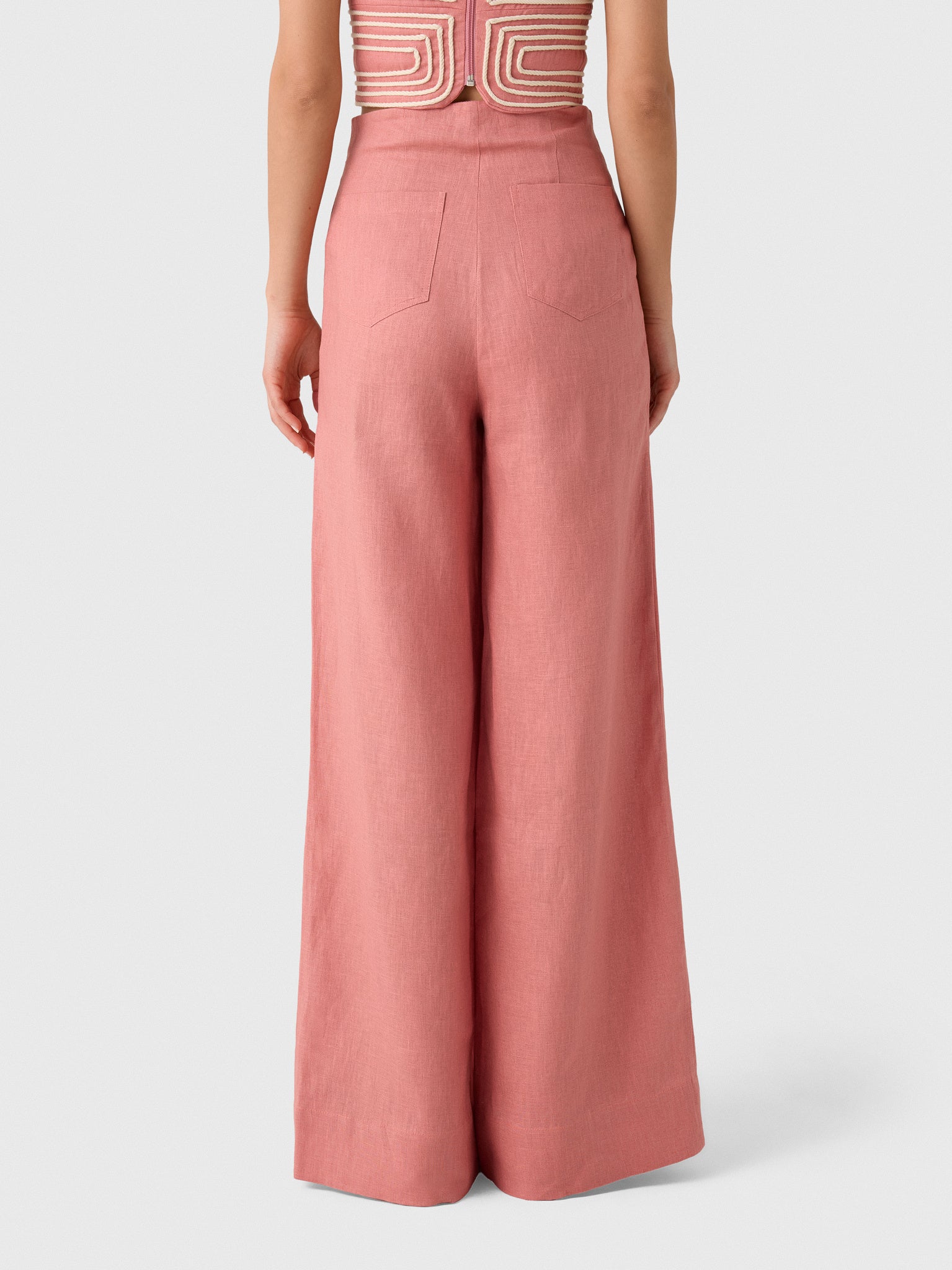 Andres Otalora Women's La Promesa Wide Leg Pant - Saint Bernard