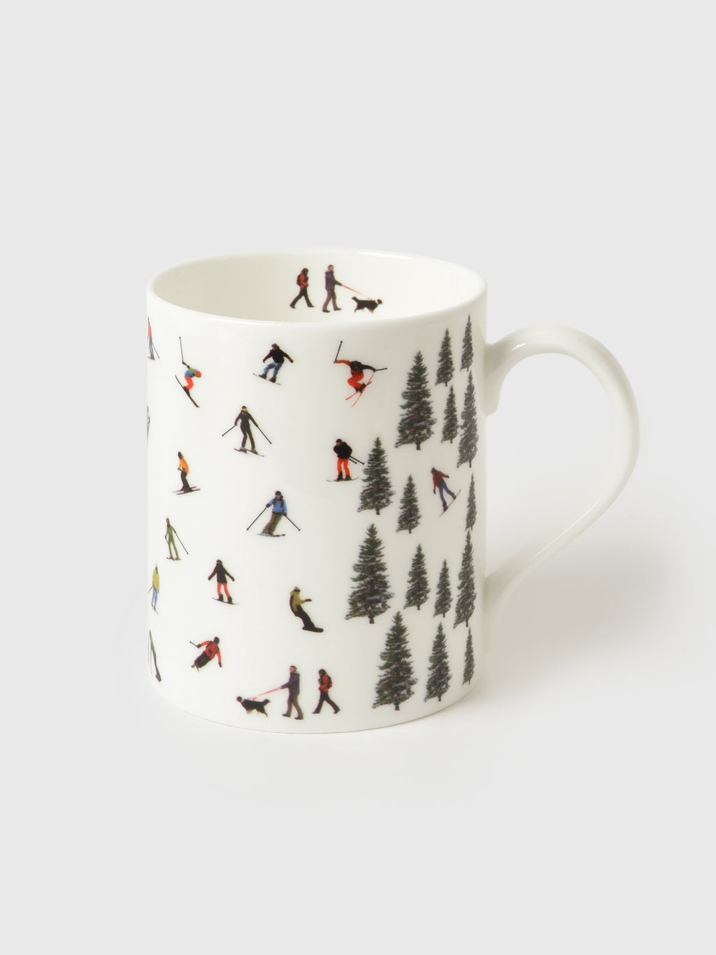Powderhound Christmas In The Snow Mug - Saint Bernard