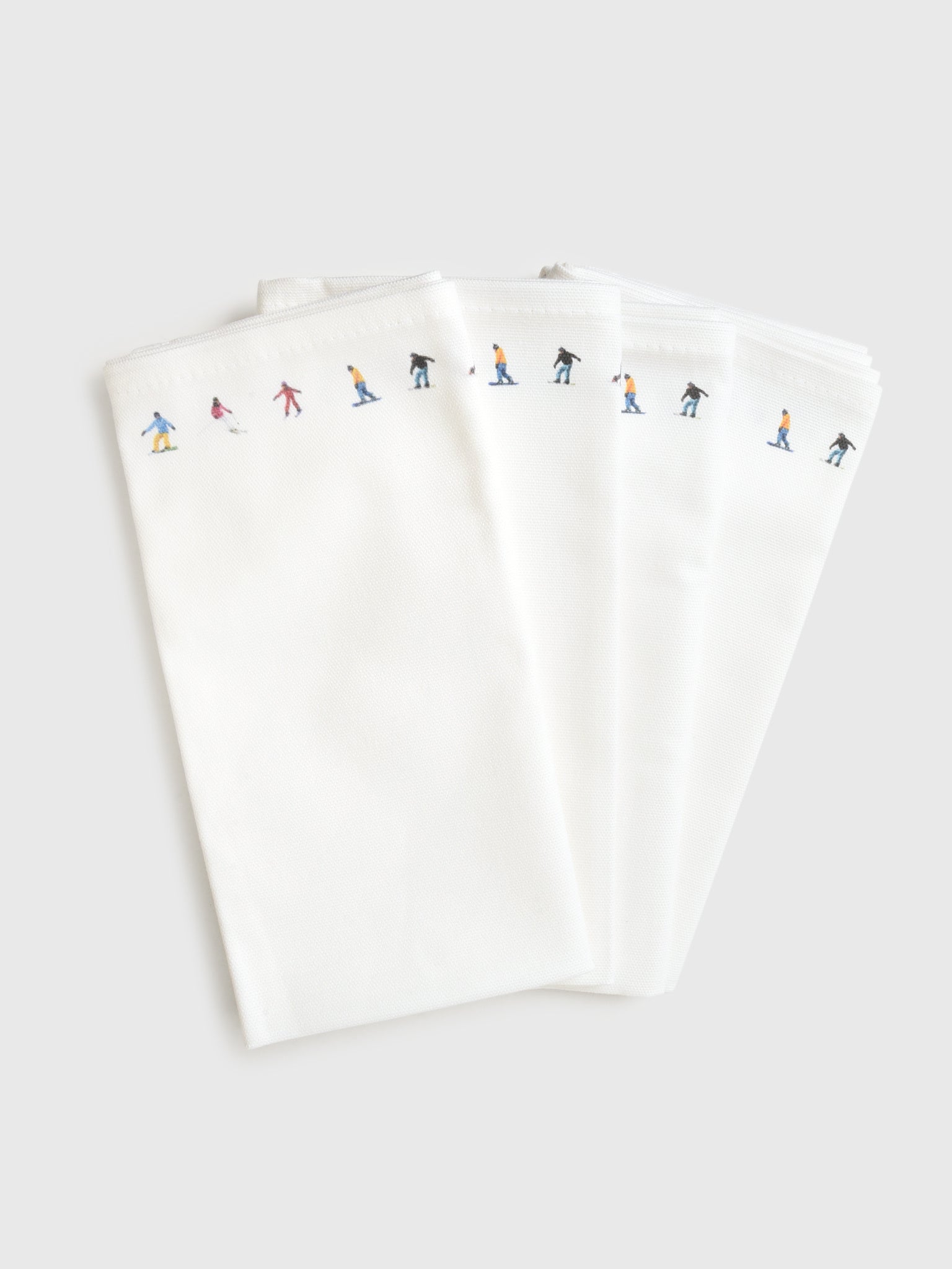 Powderhound Ski Chain Napkin Set - Saint Bernard