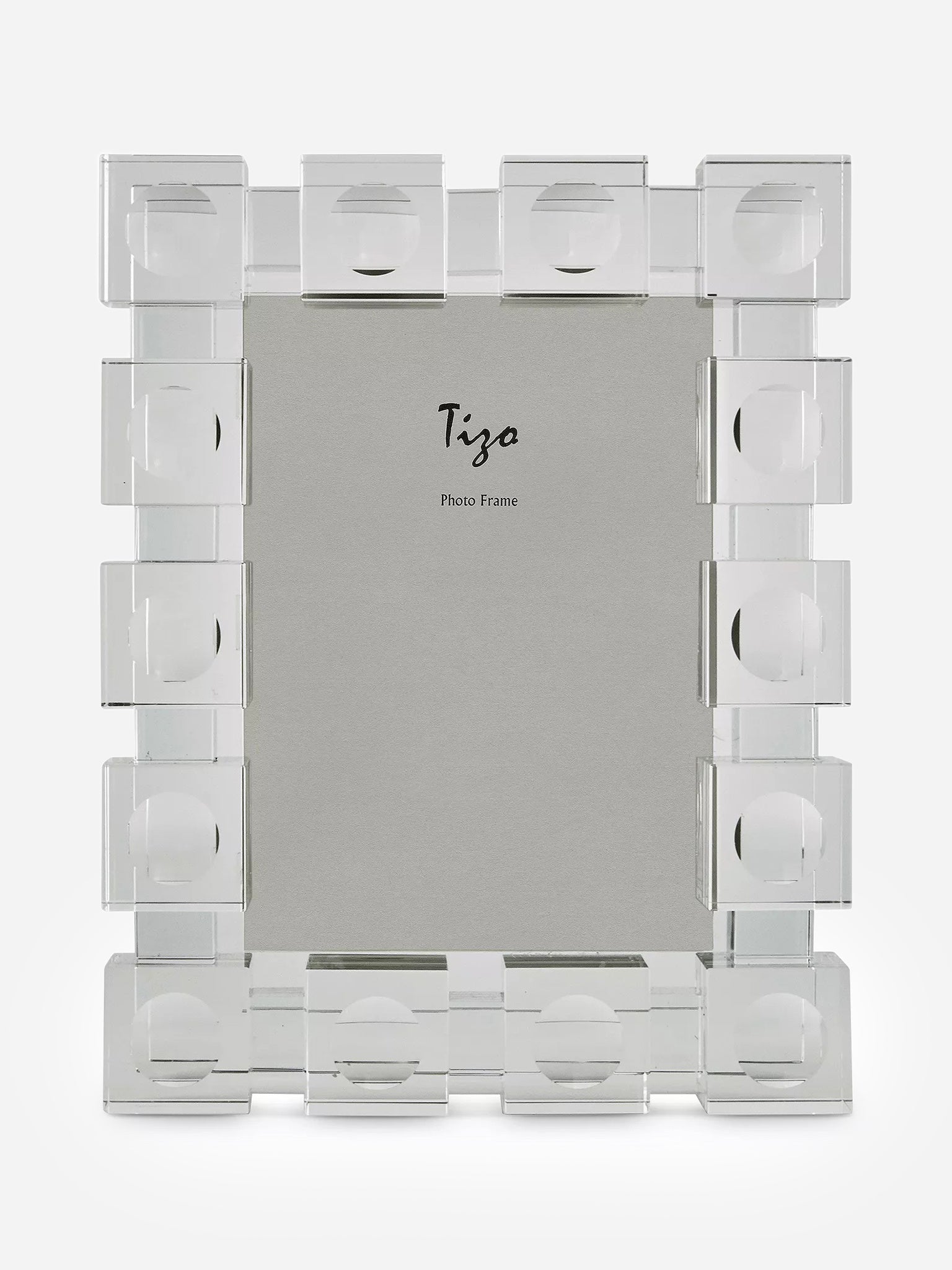 TIZO Crystal Cube 4x6 Photo Frame - Saint Bernard