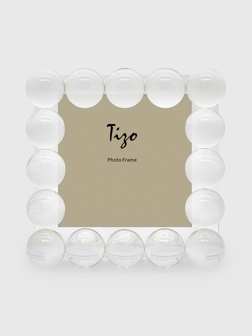 TIZO Crystal Bubble 4x4 Photo Frame