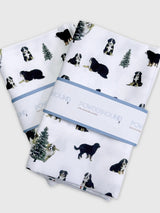 Powderhound Mountain Dog Tea Towel Set - Saint Bernard