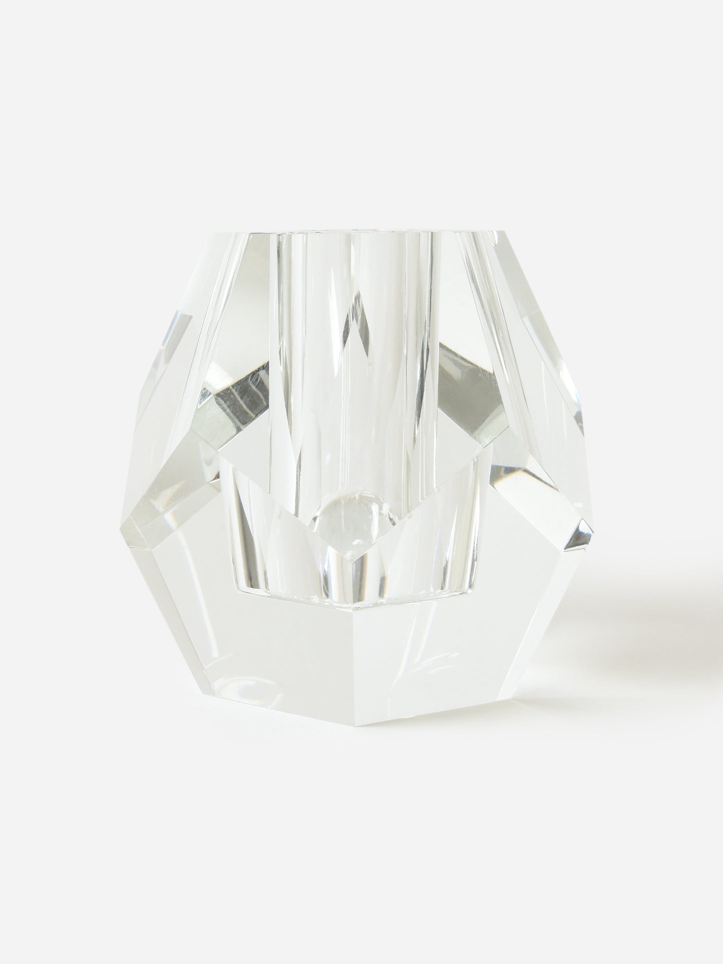 TIZO Crystal Diamond Cut Vase - Saint Bernard