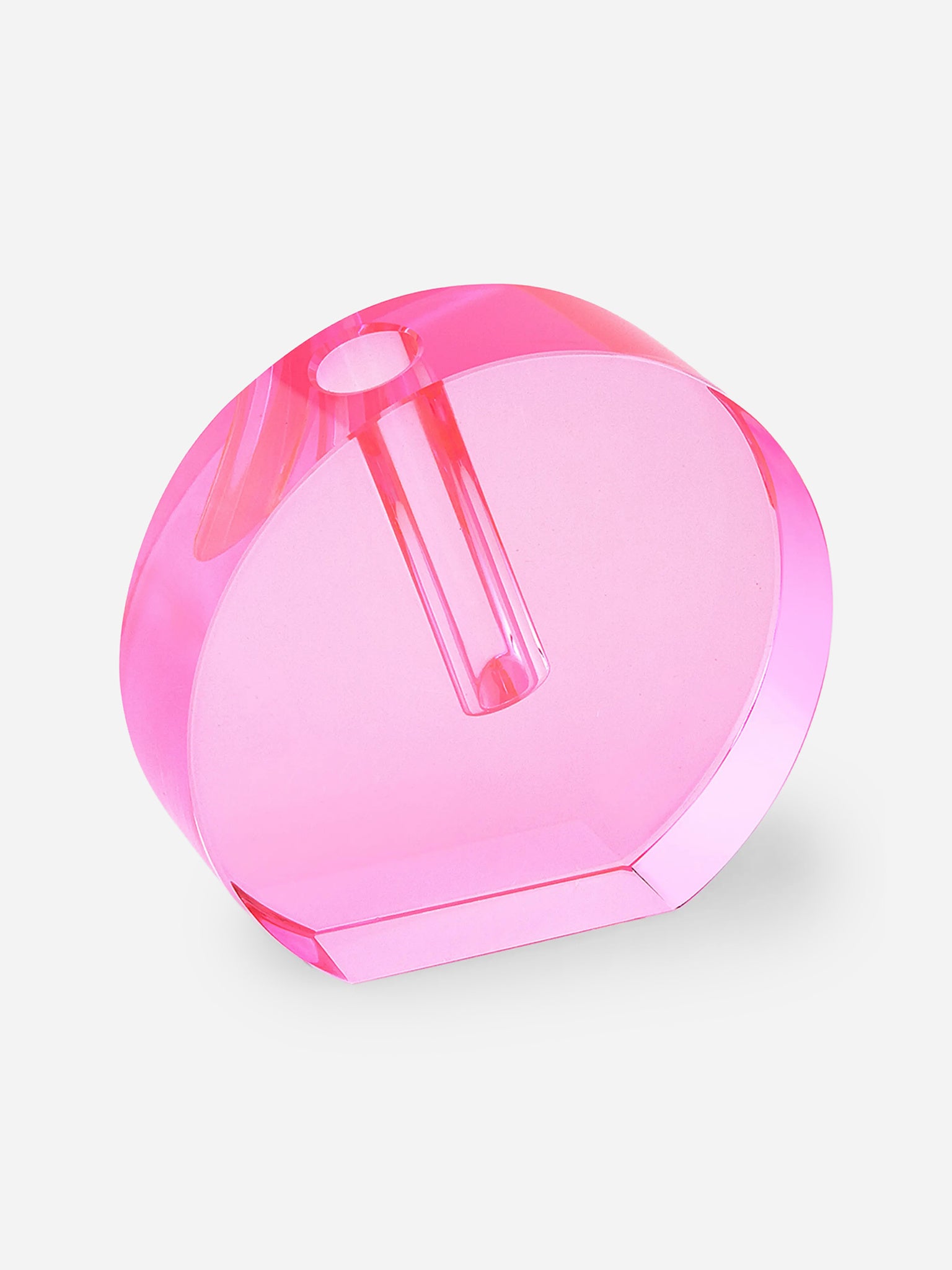 TIZO Small Crystal Round Flat Vase - Saint Bernard