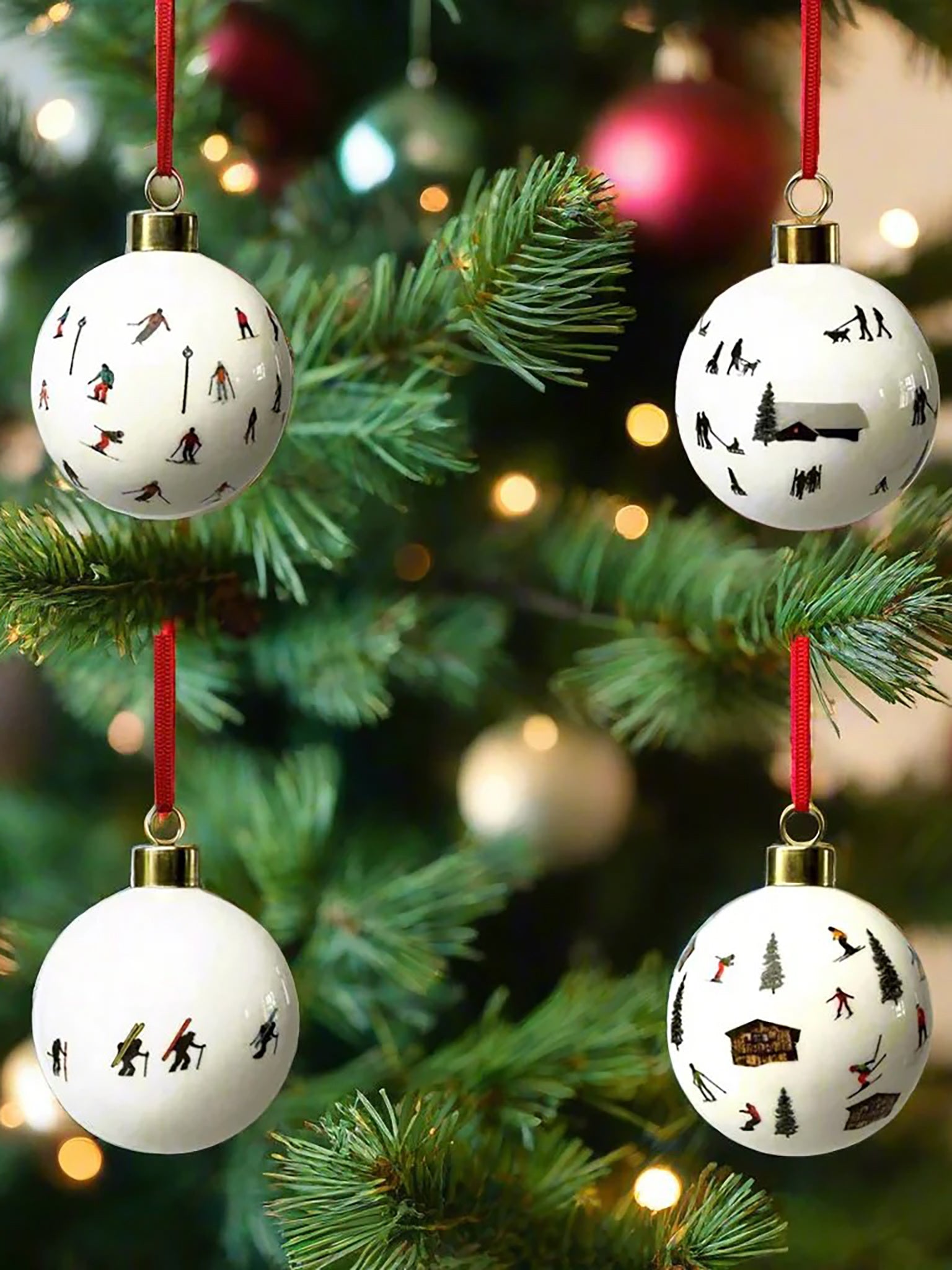 Powderhound Christmas Bauble Gift Set - Saint Bernard