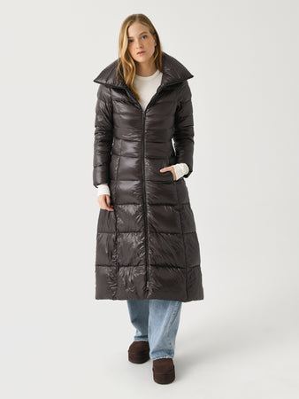 Herno Women's Long Belted Down Coat – Saint Bernard