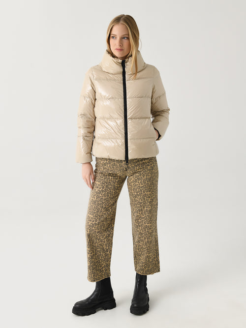 Herno Women's Glossy Quilted Down Jacket