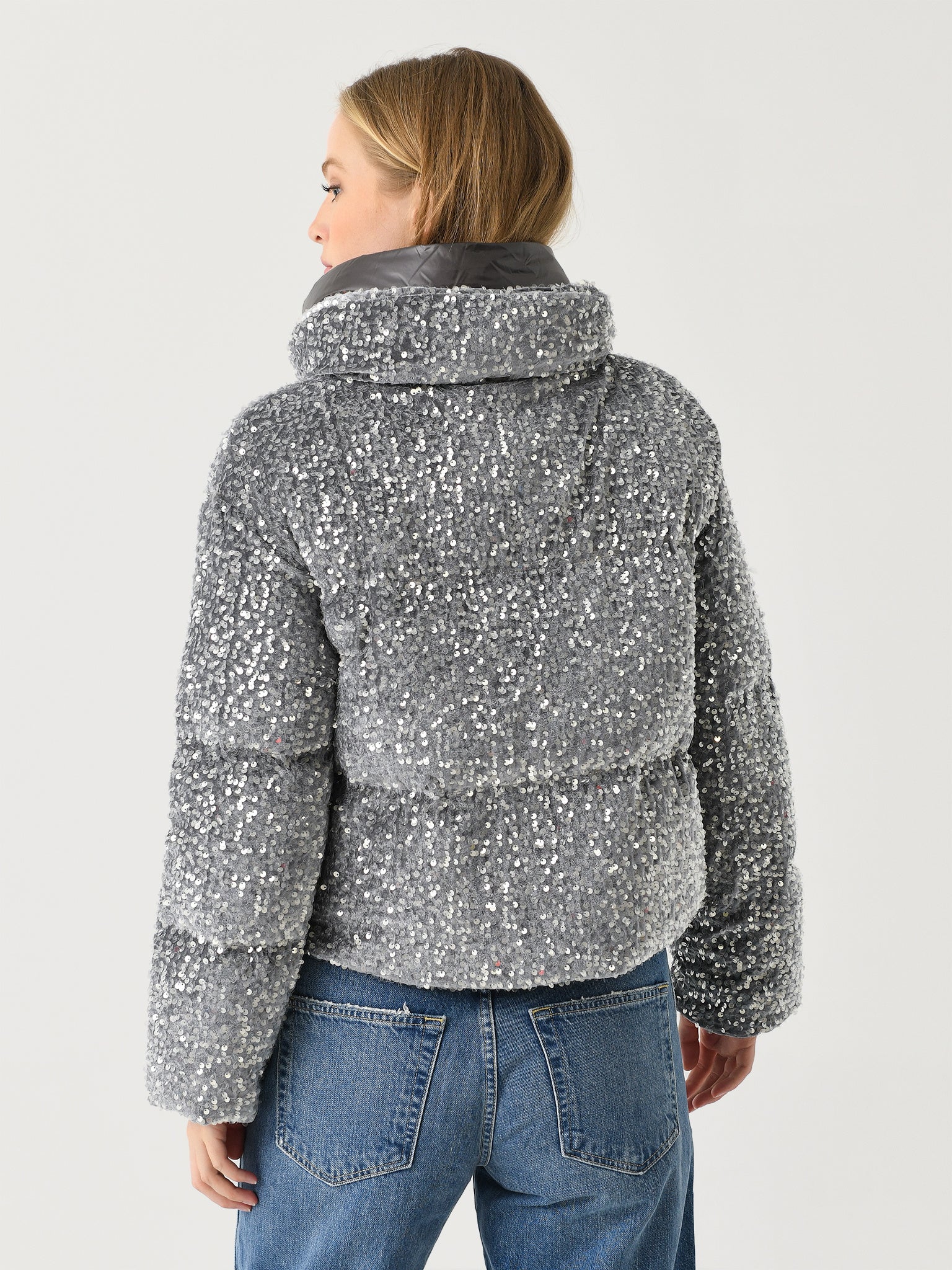 Herno Women's Sequin Down Jacket – Saint Bernard