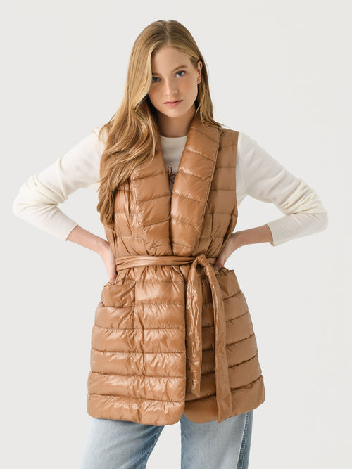 Herno Women's Belted Quilted Vest