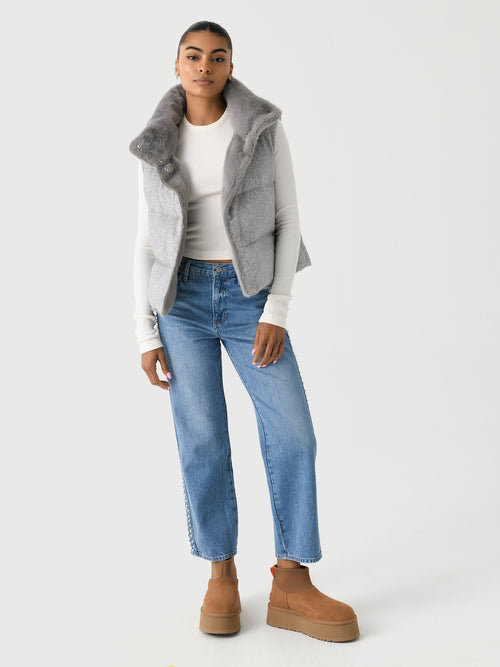 Herno Women's Silk Cashmere Down Vest