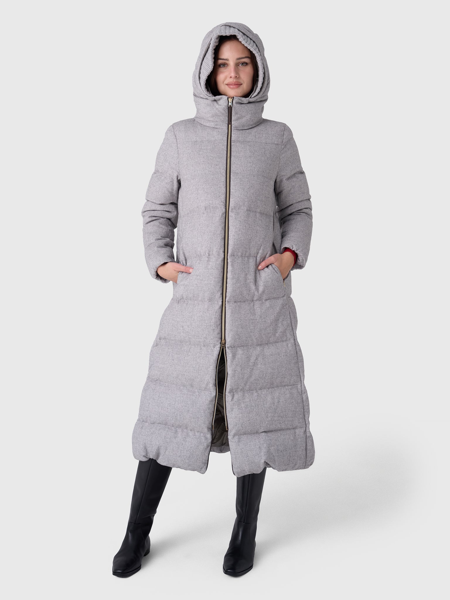 Herno Women's Cashmere Silk Coat - Saint Bernard