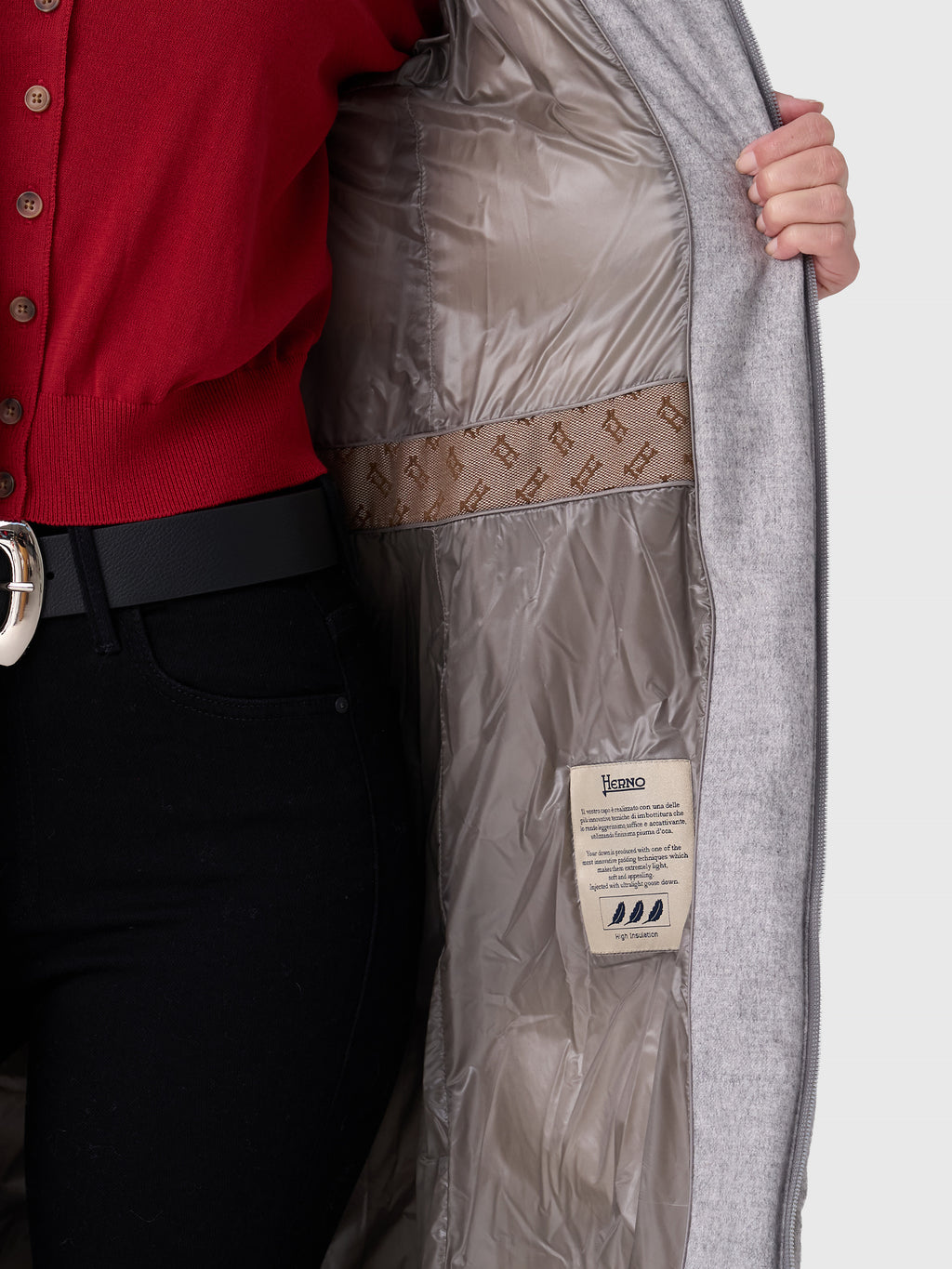 Herno Women's Cashmere Silk Coat - Saint Bernard