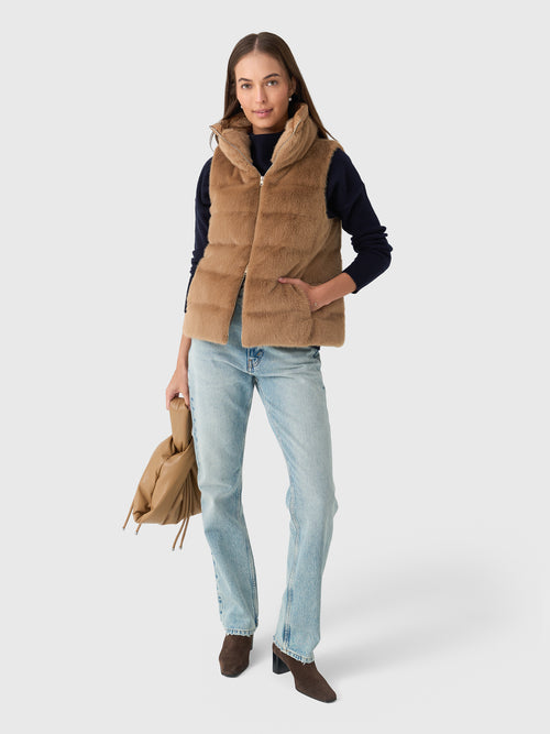 Herno Women's Alternative Fur Down Vest