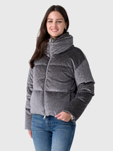 Herno Women's Sequin Velvet Down Jacket - Saint Bernard