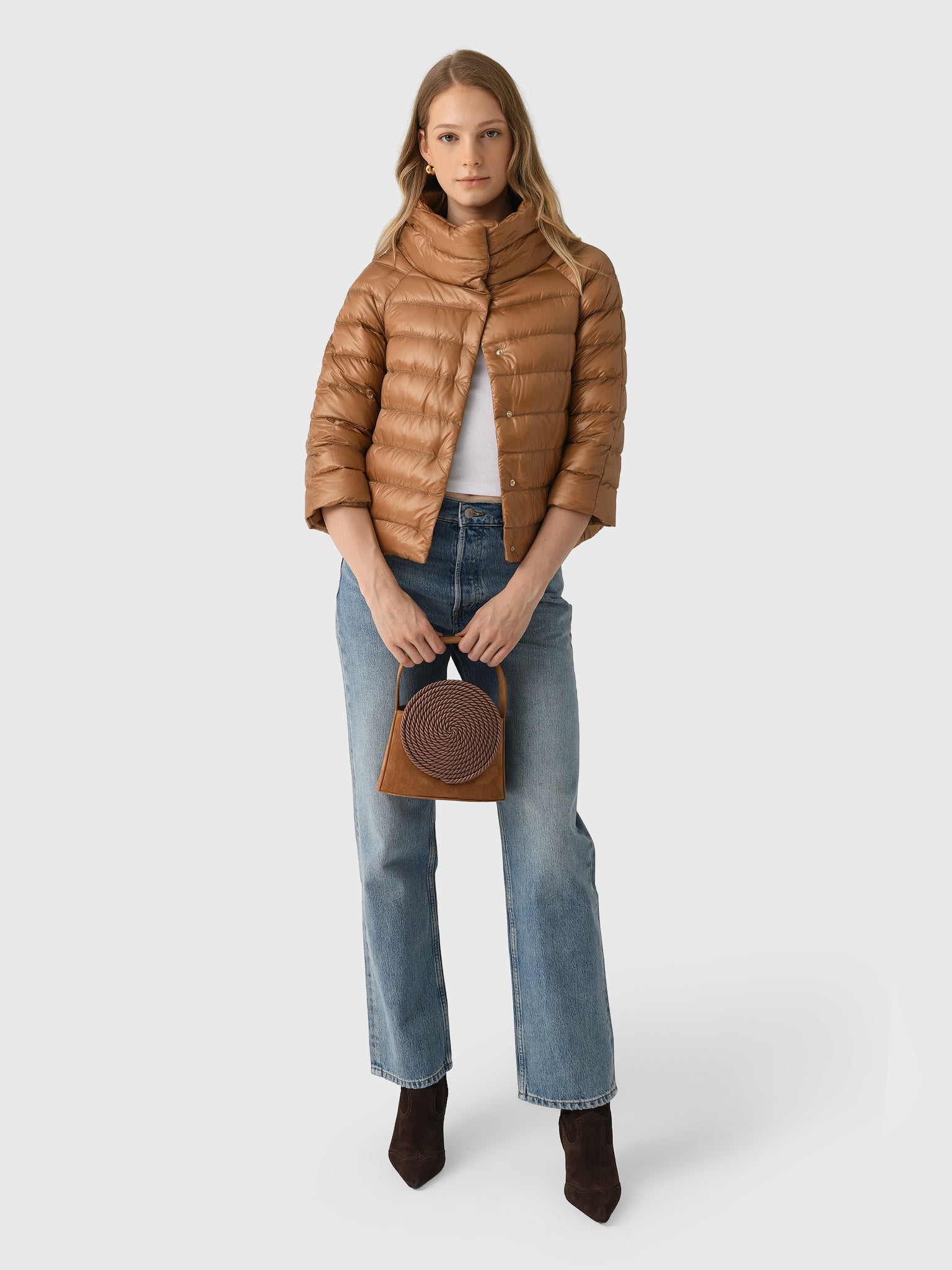 Herno Women's Sofia Iconico Cropped Down Jacket | $645.00