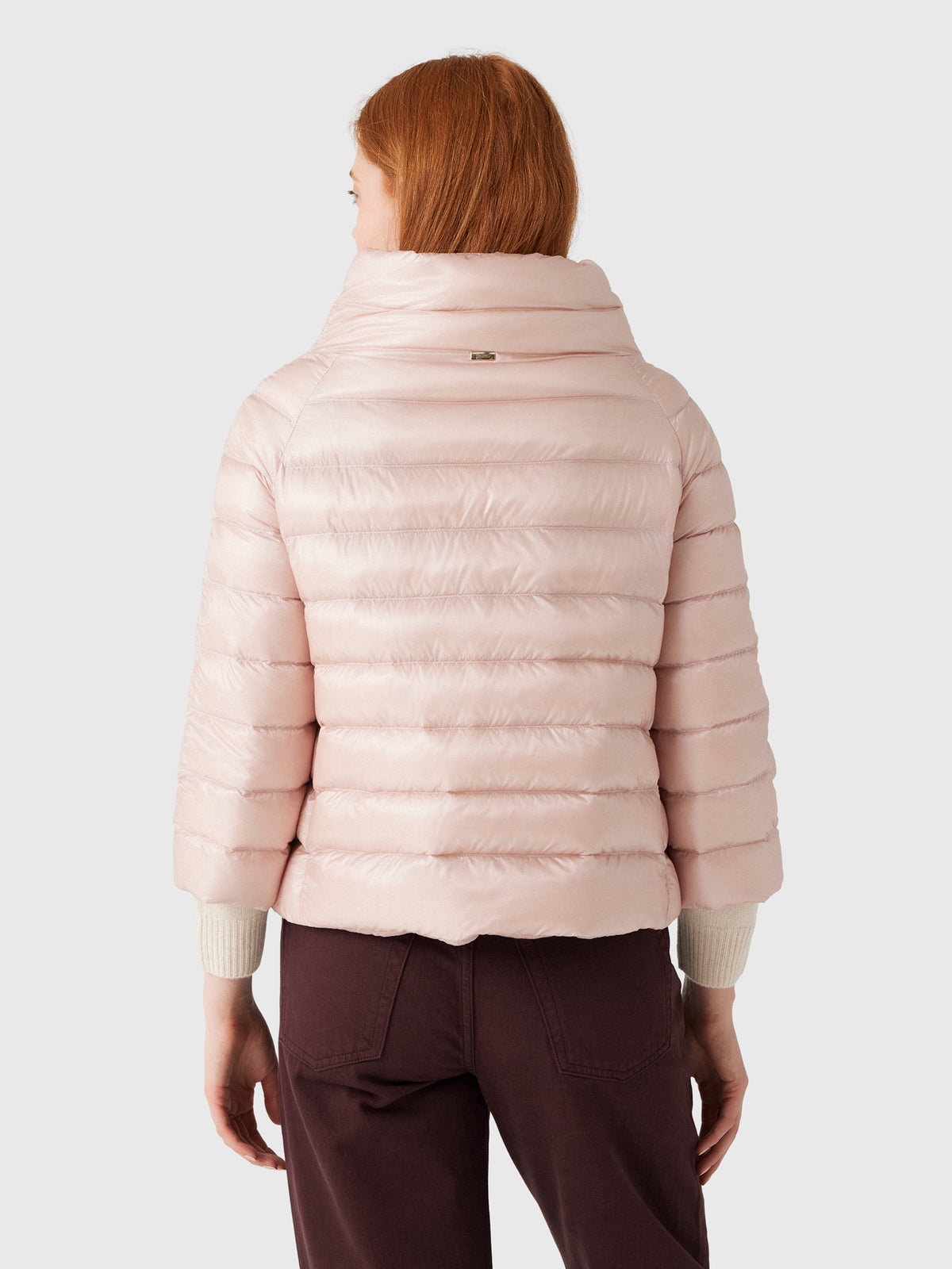 Herno Women's Sofia Iconico Cropped Down Jacket - Saint Bernard