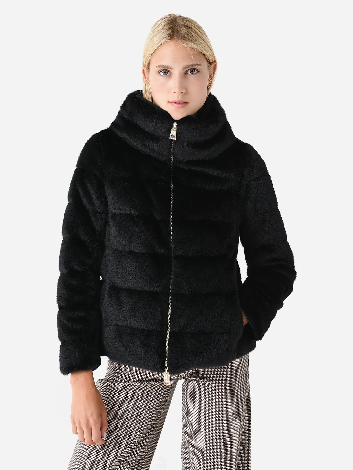 Herno Women's Faux Fur Teddy Jacket