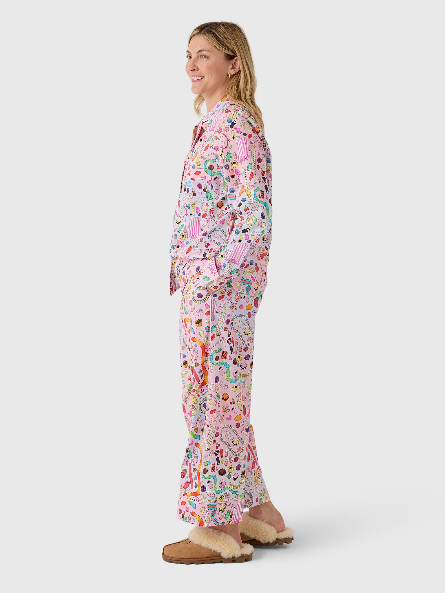 Karen Mabon Women's Pick + Mix Pajama Set - Saint Bernard