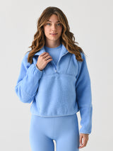 Halfdays Women's Pieper Fleece Pullover - Saint Bernard