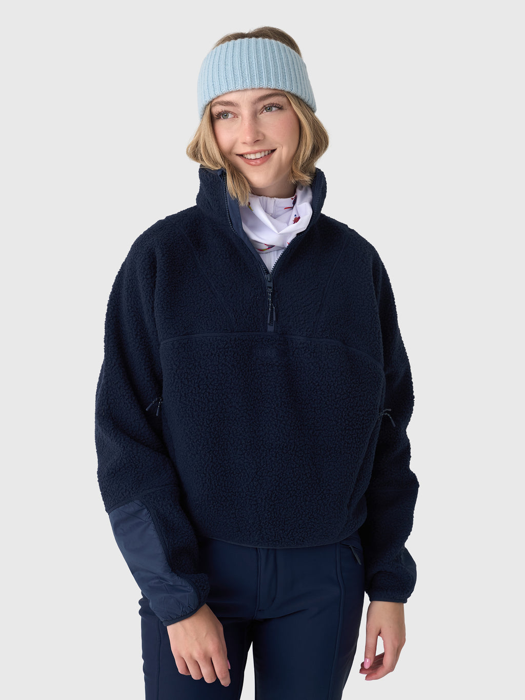 Halfdays Women's Pieper Fleece Pullover - Saint Bernard