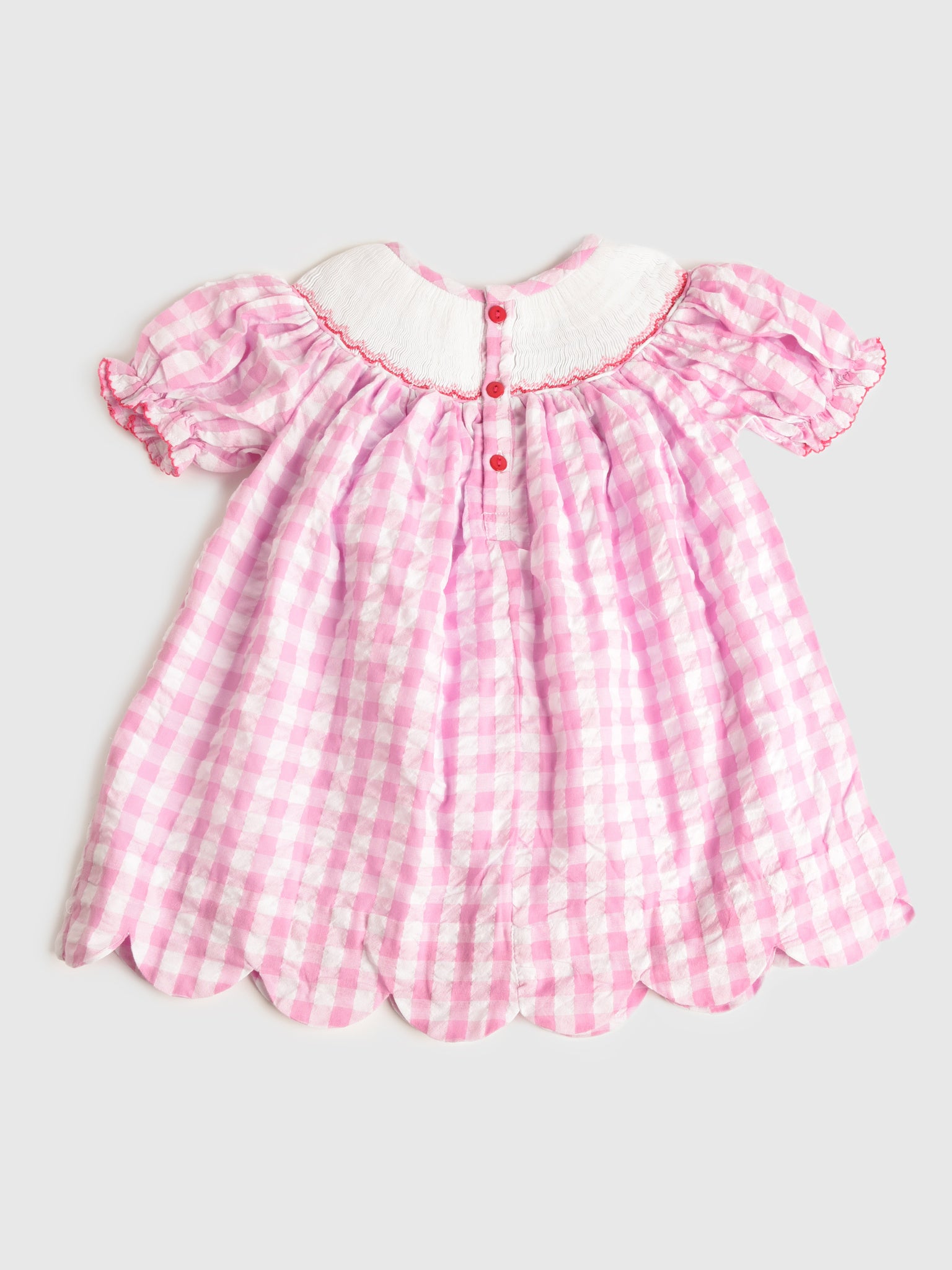 PINK APPLE DRESSxPINKGINGHAM-alt2