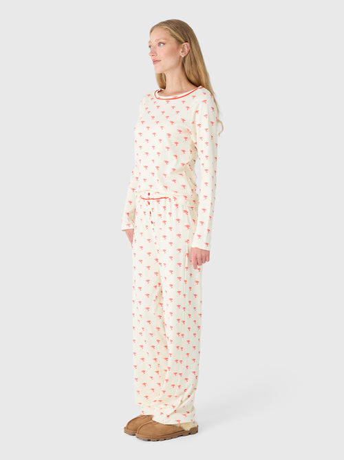 Berno Snooze Women's Skiers Long Pajama Set