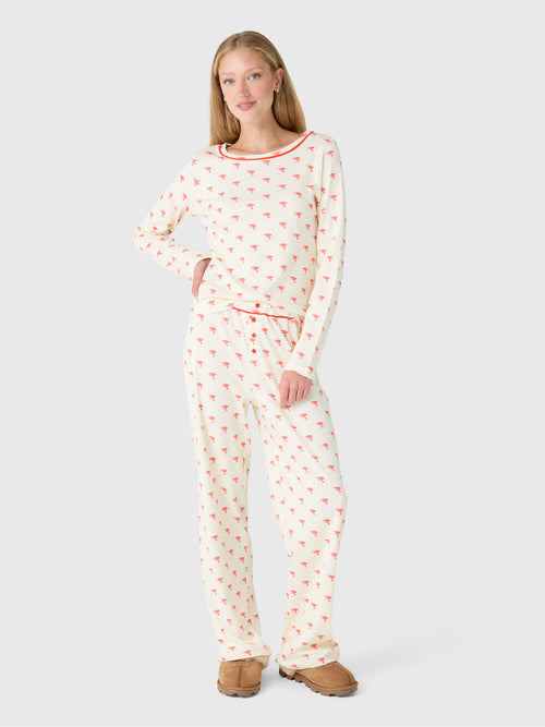Berno Snooze Women's Skiers Long Pajama Set