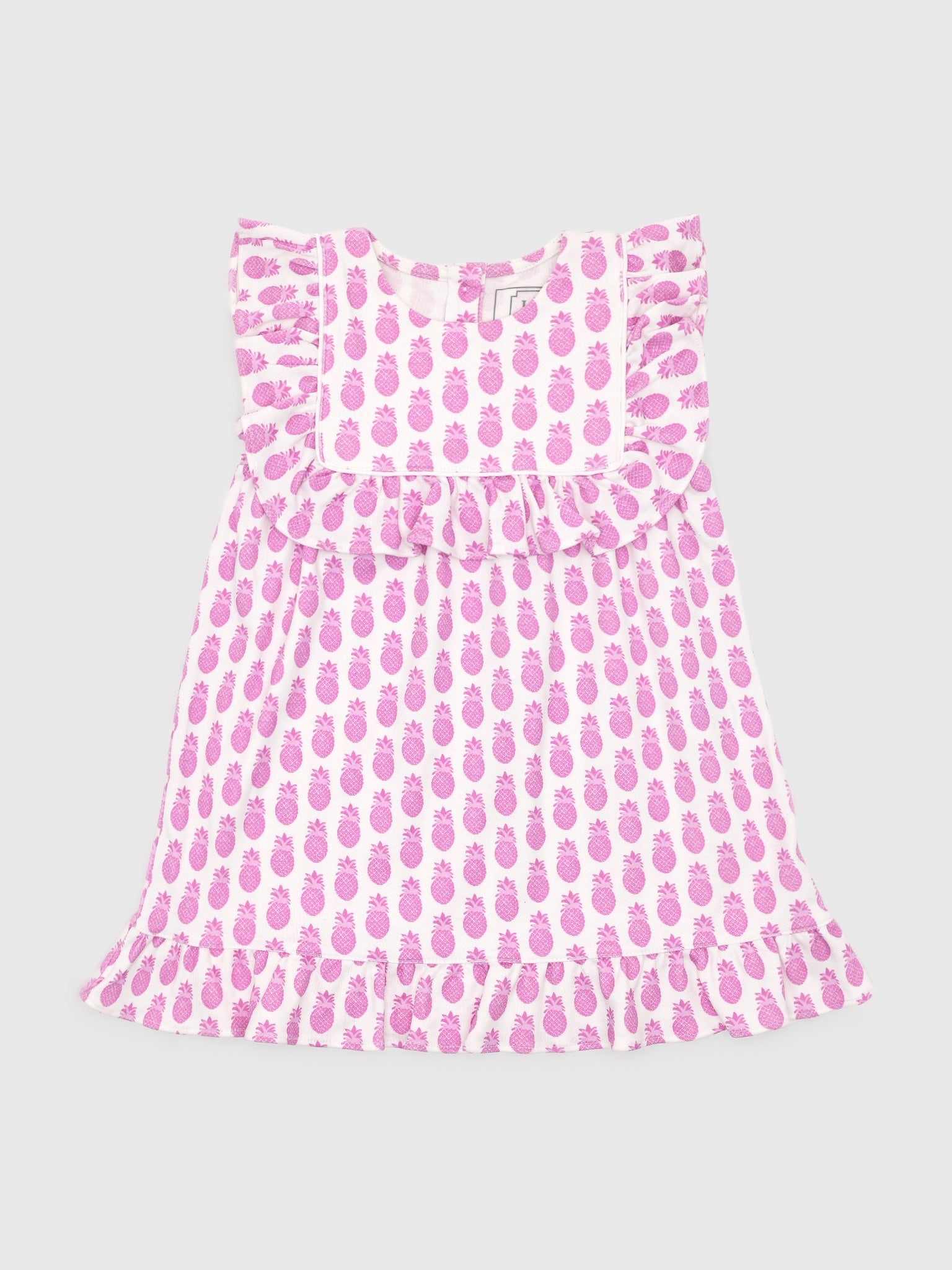 Lila And Hayes Girls' Piper Dress - Saint Bernard