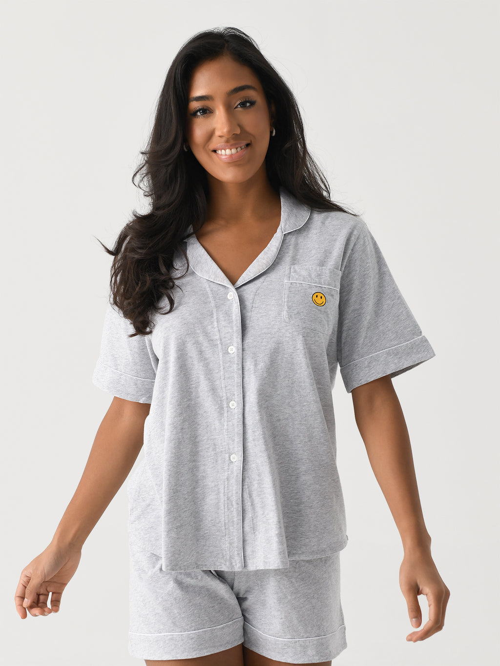 Kule Women's The Smile Short Pajama Set - Saint Bernard