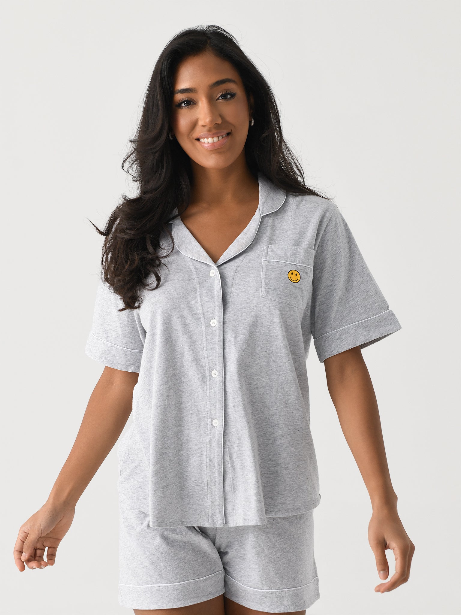 Kule Women's The Smile Short Pajama Set - Saint Bernard