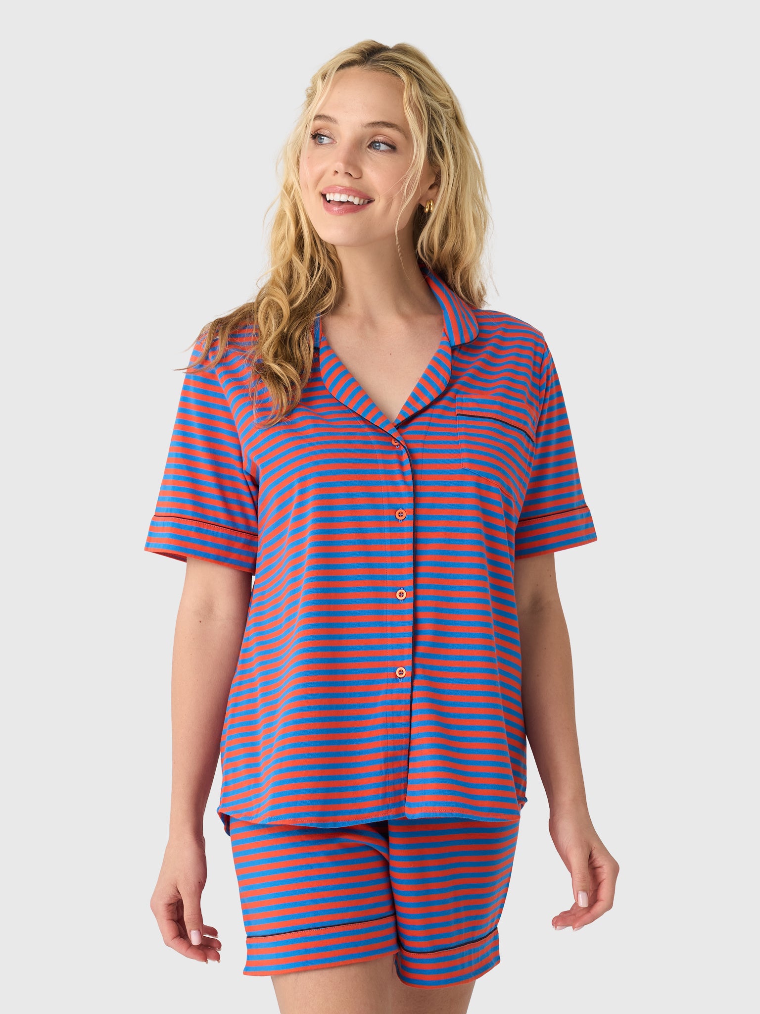 Kule Women's The Short PJ Set - Saint Bernard