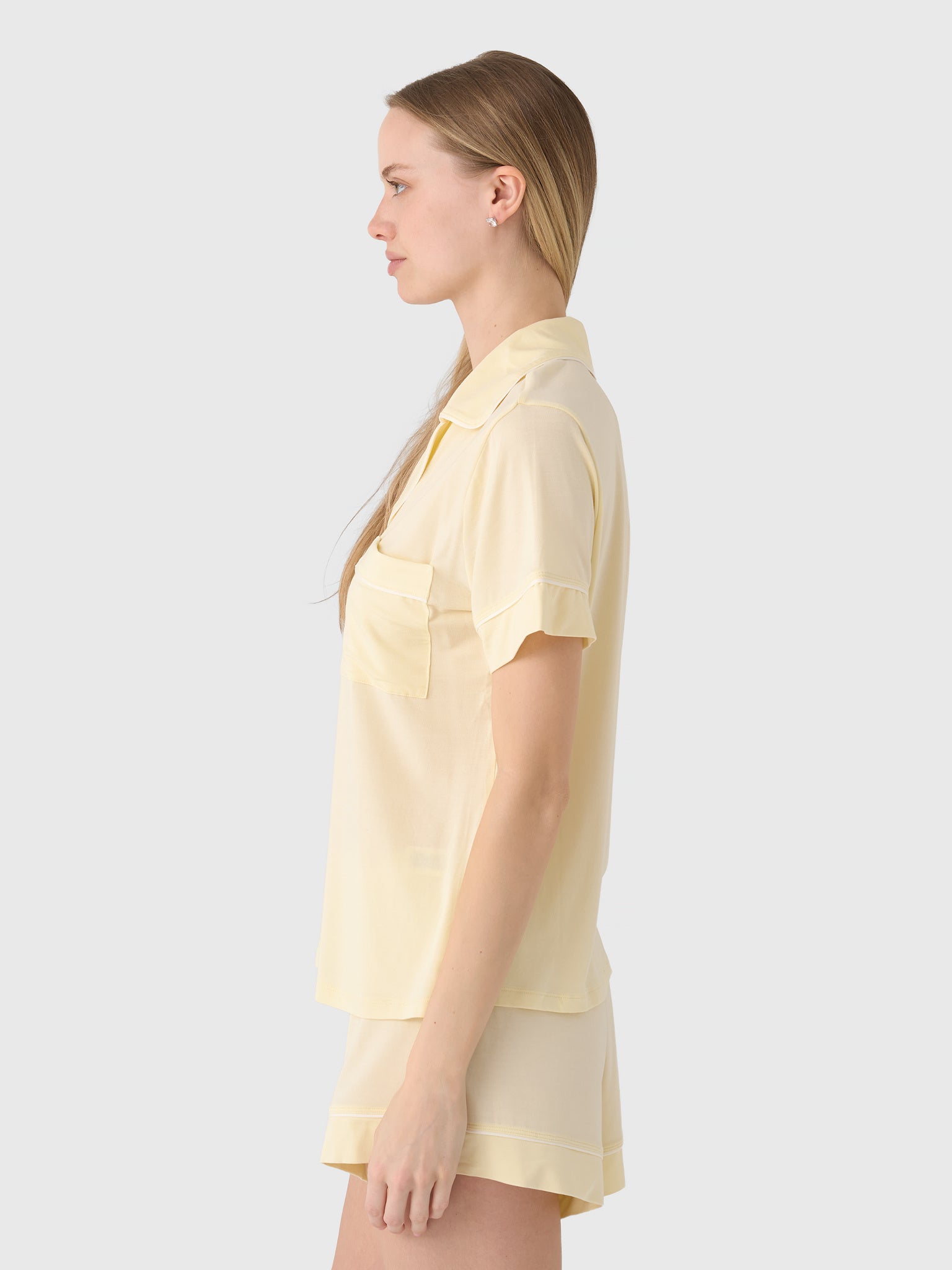 Eberjey Women's Gisele Relaxed Short Pajama Set - Saint Bernard