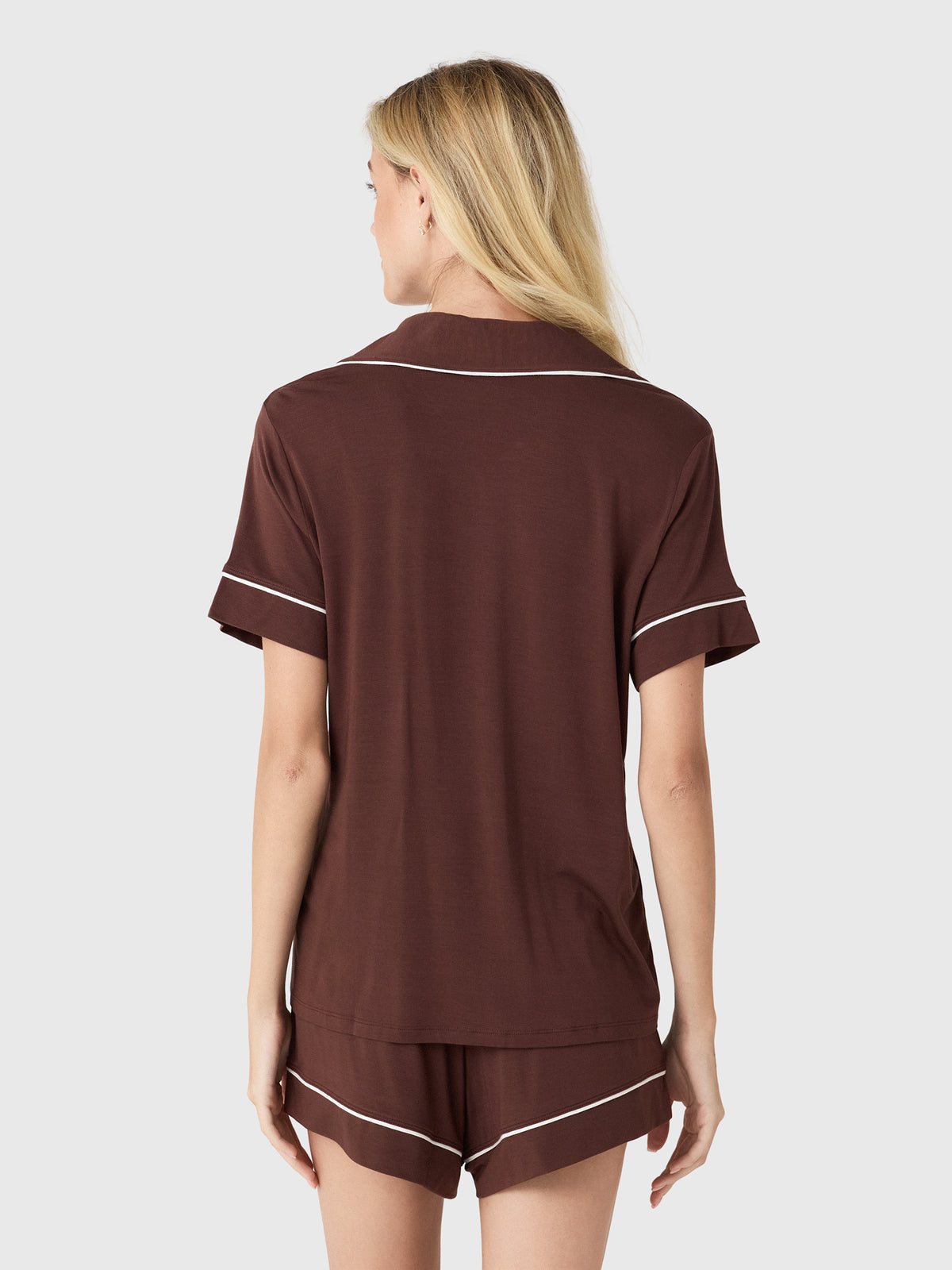 Eberjey Women's Gisele Relaxed Short Pajama Set - Saint Bernard