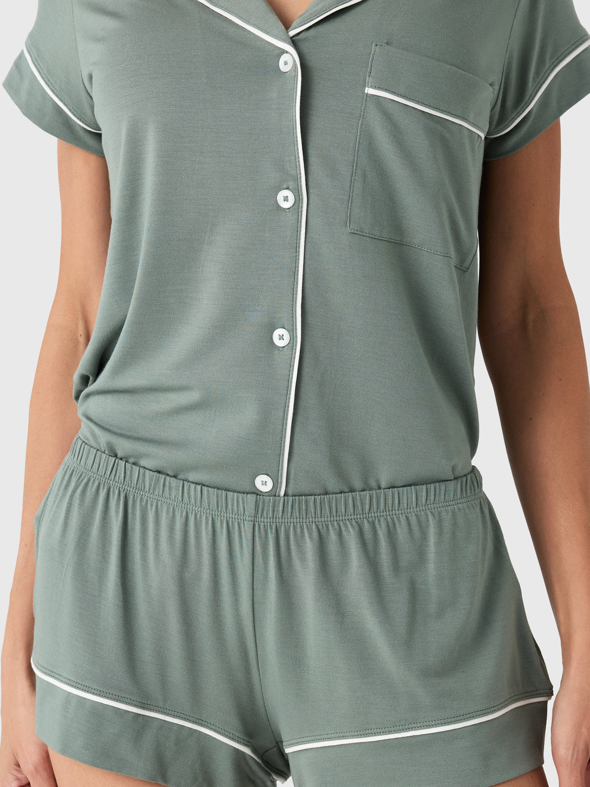 Eberjey Women's Gisele Shortie Pajama Set - Saint Bernard