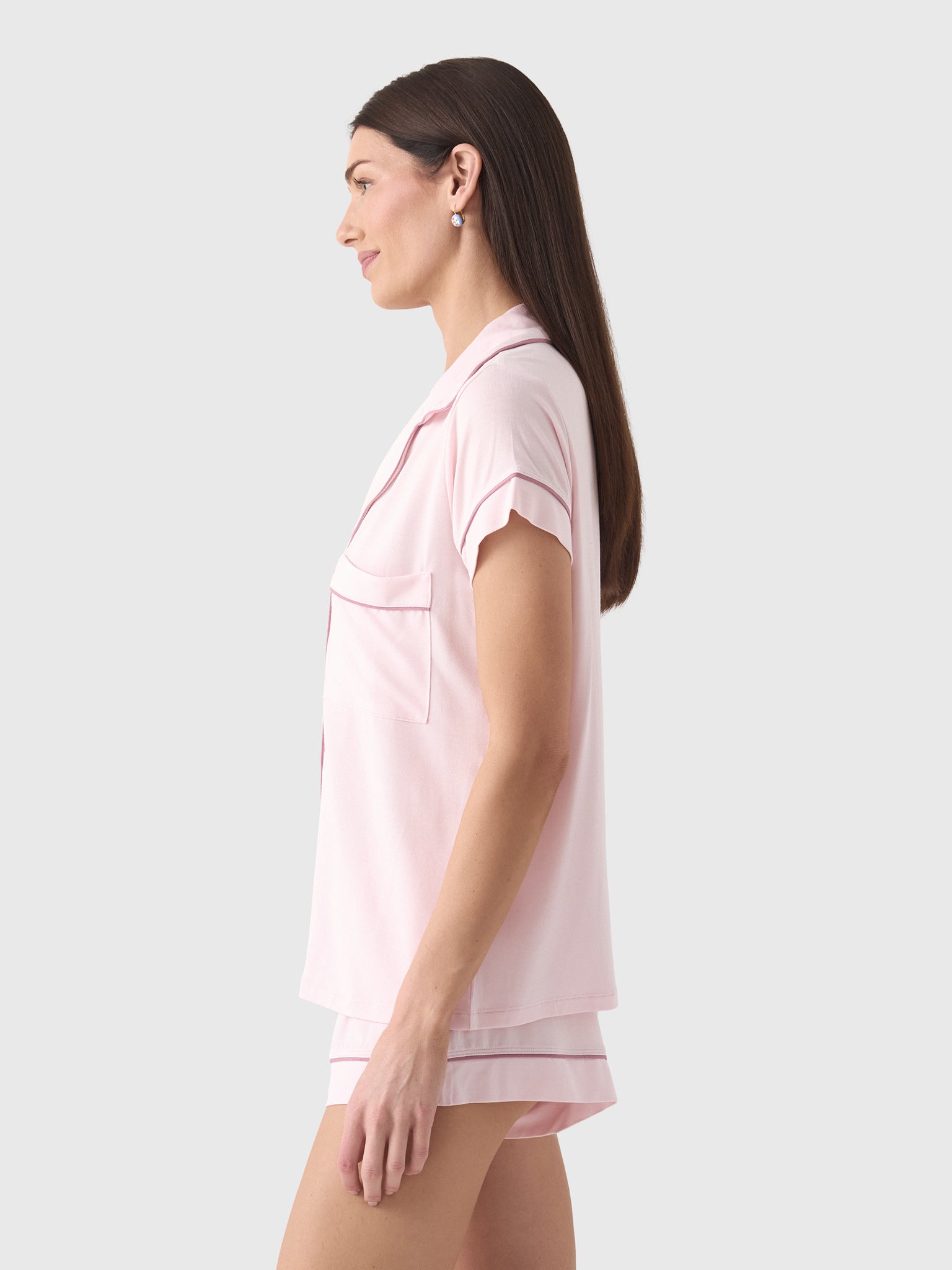 Eberjey Women's Gisele Shortie Pajama Set - Saint Bernard