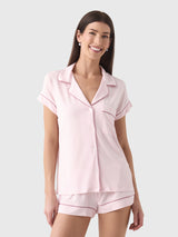 Eberjey Women's Gisele Shortie Pajama Set - Saint Bernard