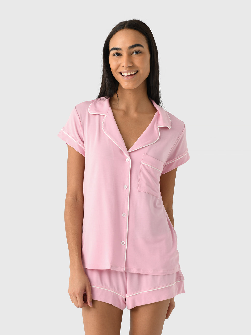 Eberjey Women's Gisele Shortie Pajama Set - Saint Bernard